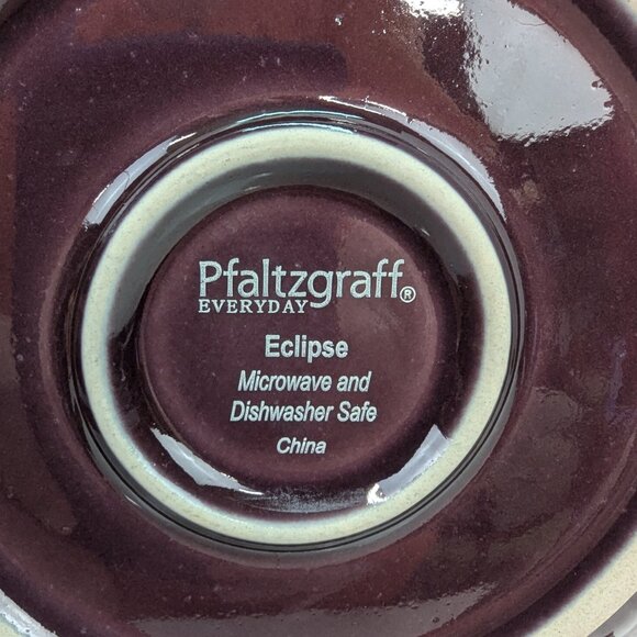 Pfaltzgraff Stoneware Eclipse Plum 11 Inch Dinner Plate Replacement Lot of 2 - Picture 11 of 11